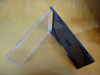 Slim Single CD Case (black tray)