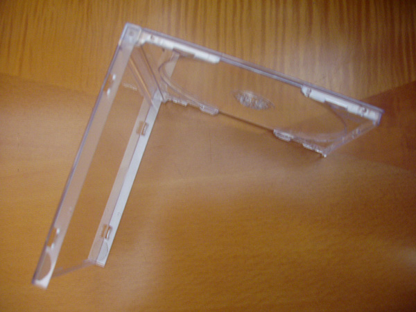 Standard Single CD Case (transparent tray)