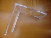 Single CD Case (transparent tray)