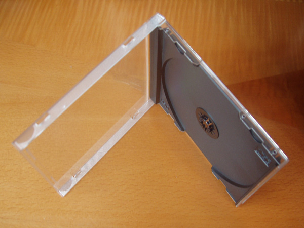Single CD Case (black tray)