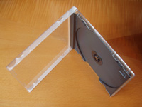 Single CD Case (black tray)