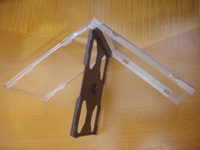 Double CD Case (black tray)